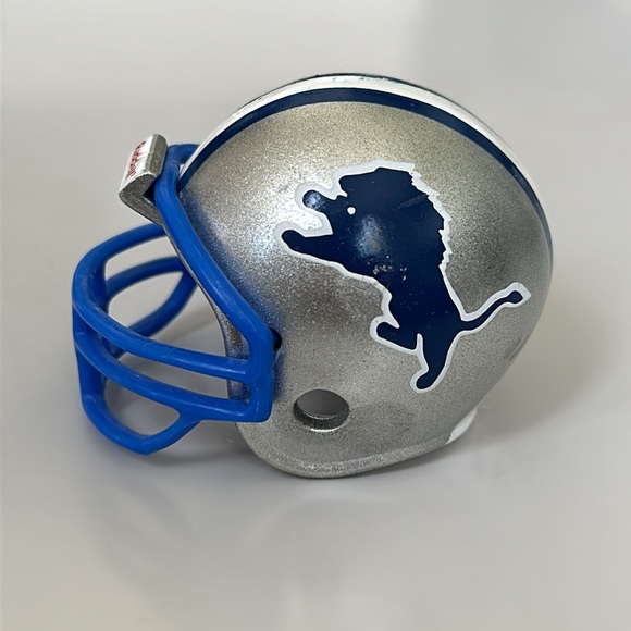Detroit Lions NFL Vintage Pocket Pro Mini Riddell Football Helmet - Picture 4 of 7